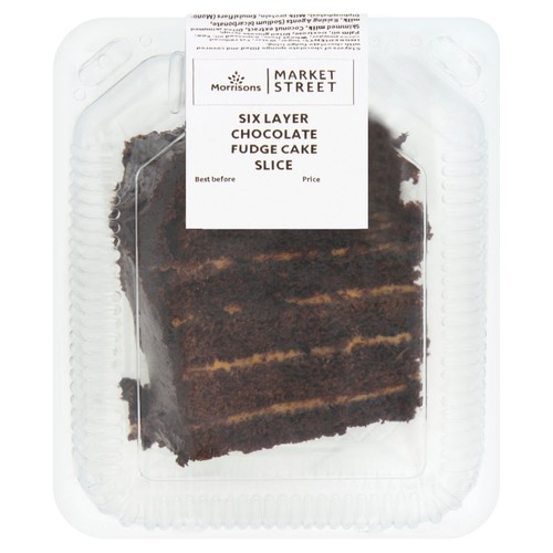 Morrisons Six Layer Chocolate Fudge Cake Slice
