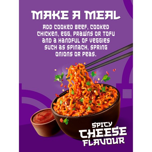 Maggi Korean Spicy Creamy Cheese Noodles 