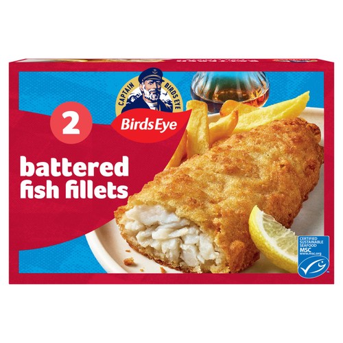 Birds Eye 2 Battered Fish Fillets