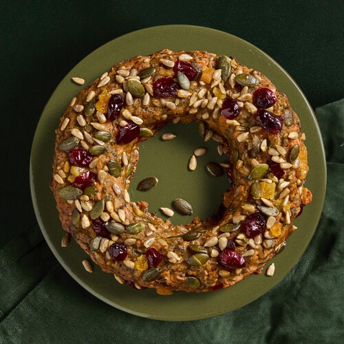 Morrisons Vegan Festive Butternut Squash, Mushroom and Chestnut Wreath