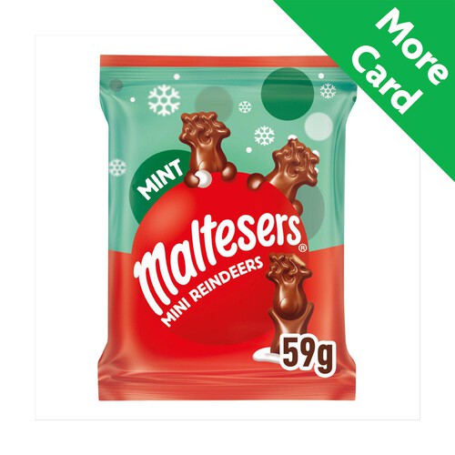 Maltesers Reindeer Chocolate Christmas Mint Mini Treats Bag