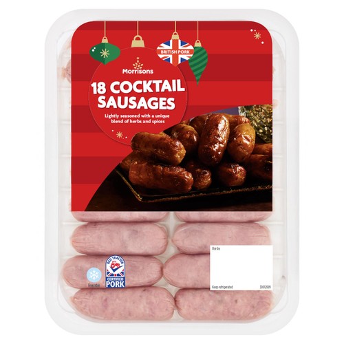Morrisons 18 Cocktail Sausages    292g
