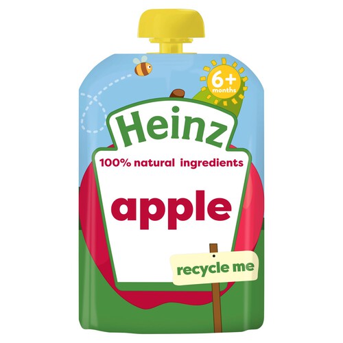 Heinz Apple Baby Food Fruit Pouch 