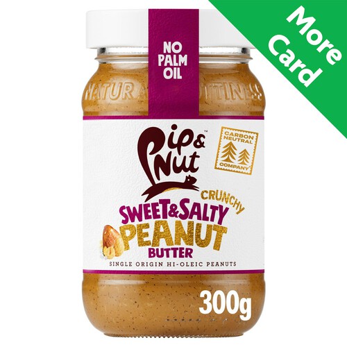 Pip & Nut Sweet And Salty Crunchy Peanut Butter