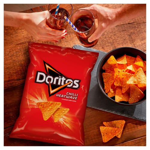 Doritos Chilli Heatwave Sharing Tortilla Chips Crisps 