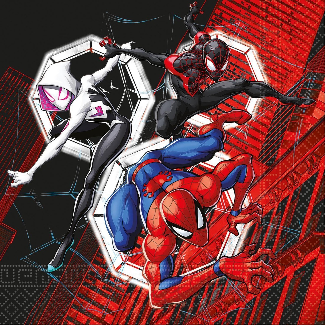 Procos Spiderman World Of Webs Paper Napkins