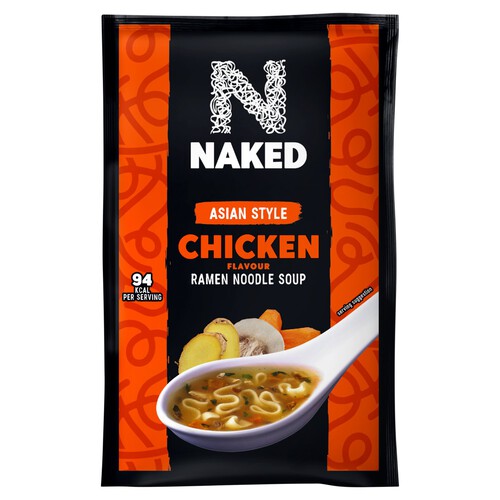 Naked Asian Style Chicken Ramen Noodle Soup 