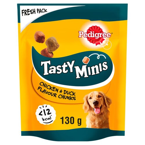 Pedigree Tasty Minis Adult Dog Treats Chicken & Duck Chewy Cubes