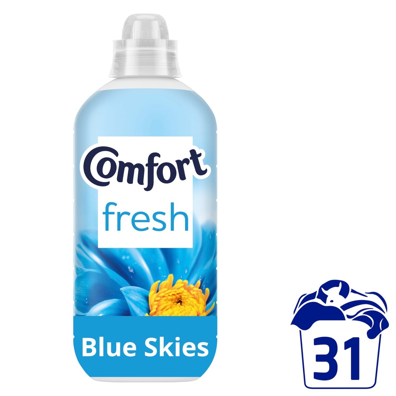 Comfort Fresh Fabric Conditioner Blue Skies 31 Washes