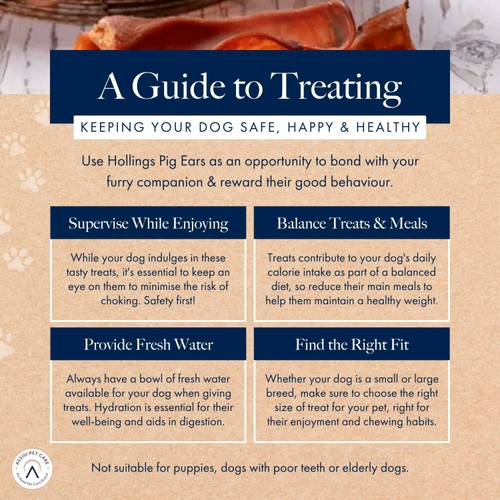 Hollings Dog Treat Pig Ears