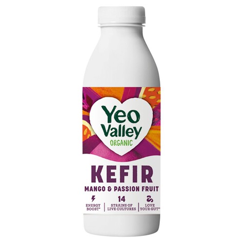 Yeo Valley Organic Kefir Mango & Passion Fruit 