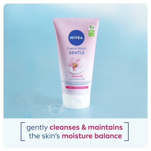 NIVEA Gentle Cream Face Wash for Dry Skin 