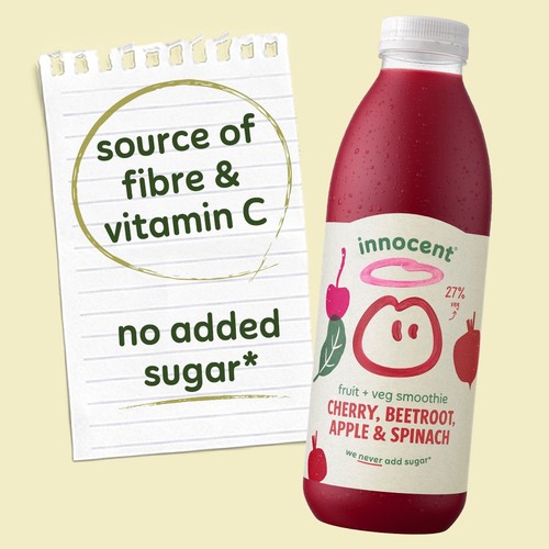 Innocent Cherry, Beetroot, Apple & Spinach Smoothie 750ml