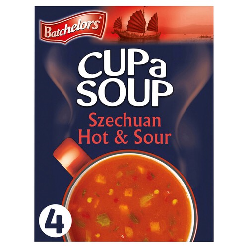 Batchelors Cup A Soup Hot & Sour 4 Pack