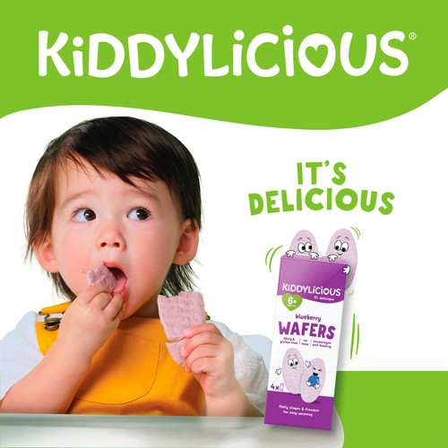 Kiddylicious Banana Soft Biscotti Baby Snacks