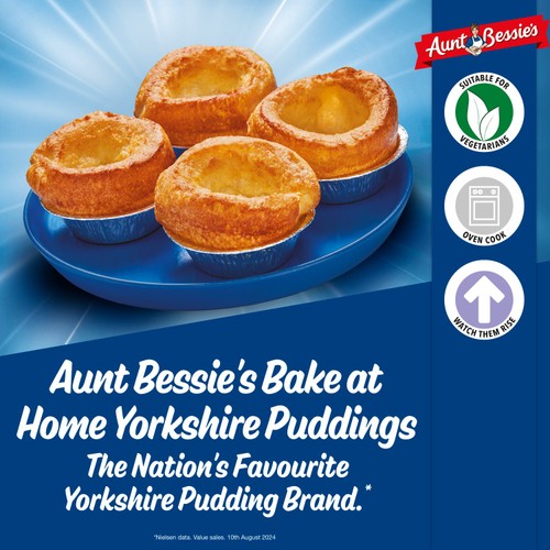 Aunt Bessie's 12 Bake at Home Yorkshire Puddings 370g