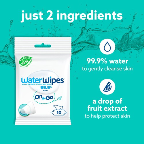 Waterwipes On The Go Wipes