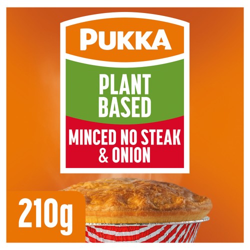 Pukka Plant Based Minced No Steak & Onion Pie 210g