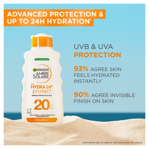Ambre Solaire Hydra Protect Milk SPF 20   175ml