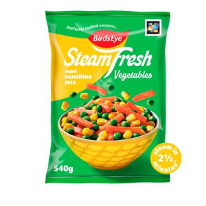 Birds Eye Steamfresh Super Sunshine Steam Bags x4 540g