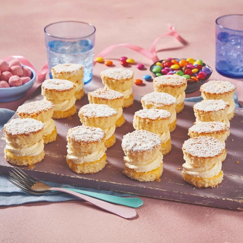 Lemon Mini Sponge Sharing Platter (16 Pieces)   FTO