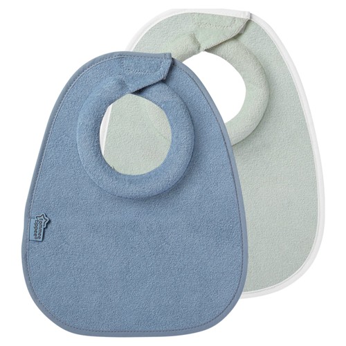  Tommee Tippee 2 Milk Feeding Bibs 0M+