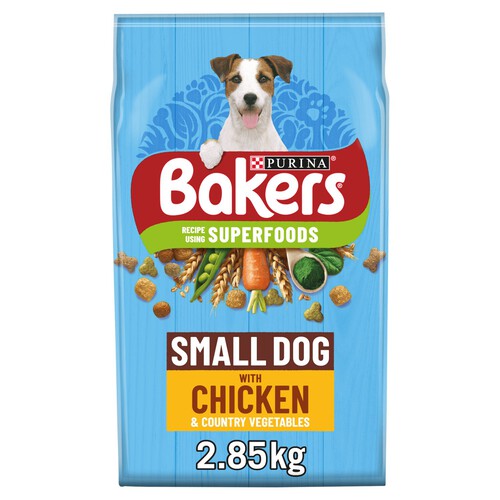 Bakers Small Dog Dry Dog Food Chicken And Veg 