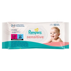 Pampers Sensitive Baby Wipes Unscented