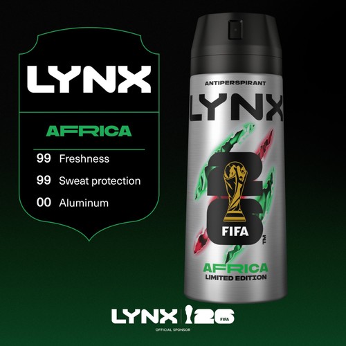 Lynx Africa Anti-perspirant Deodorant Spray for Men 150ml