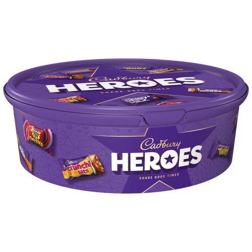 Cadbury Heroes Chocolate Assortment Tub 475g