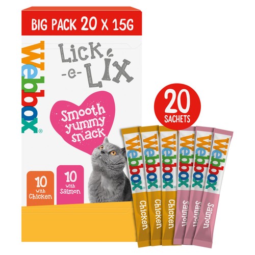 Webbox Lick E Lix Mixed Flavour Snacks
