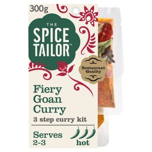 The Spice Tailor Fiery Goan Hot Indian Curry Sauce Kit 300g