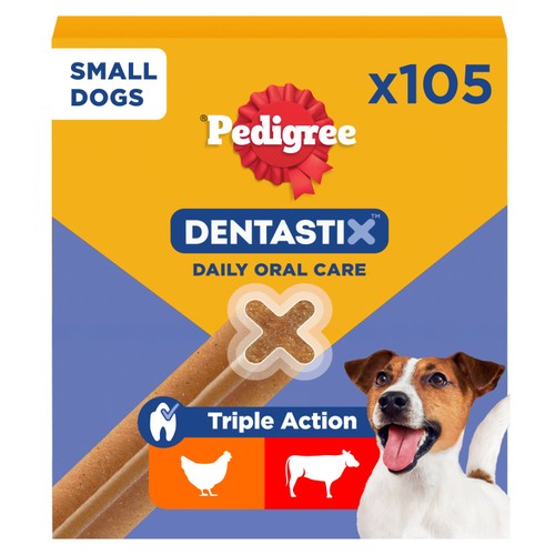 Pedigree Dentastix Daily Dental Chews Small Dog 105 Sticks