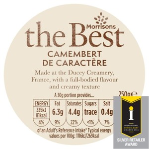 Morrisons The Best French Camembert De Caractere