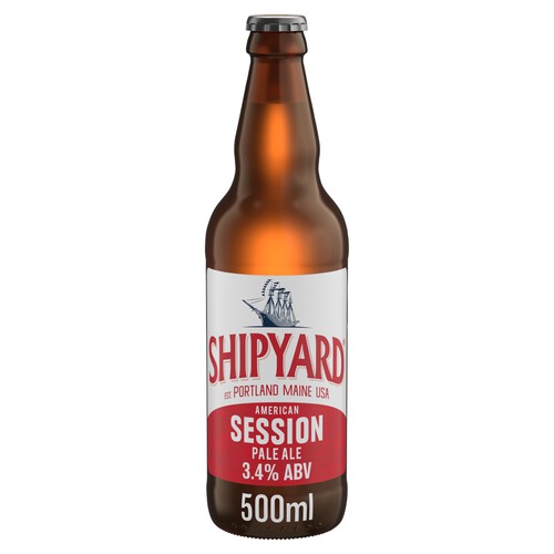 Shipyard Session APA Ale Beer Bottle