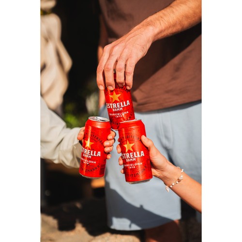 Estrella Damm Can 4x440ml