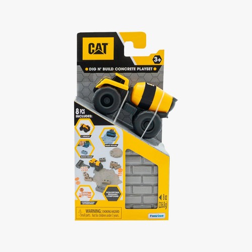 Cat Dig 'N' Build Concrete Playset