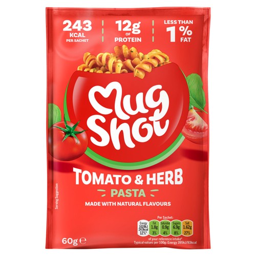 Mug Shot Pasta Tomato and Basil   60g