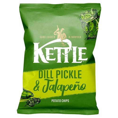 Kettle Chips Dill Pickle & Jalapeno Sharing Crisps 