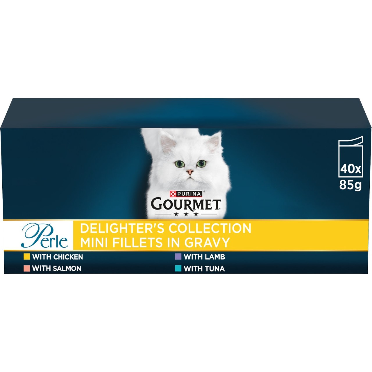 Gourmet Perle Delighters Collection In Gravy 40x85g