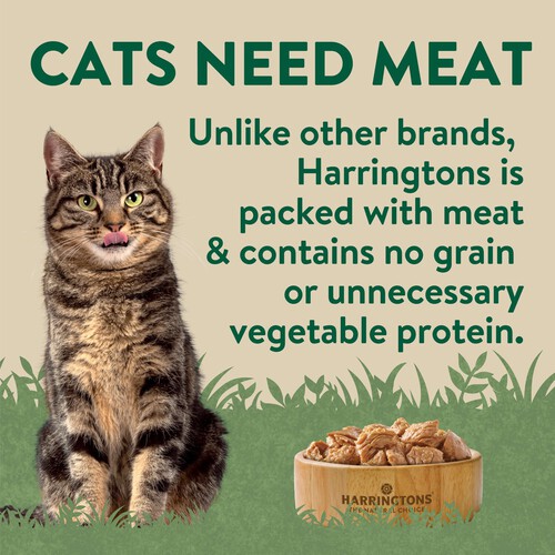 Harringtons Wet Cat Food Pouches Meat in Jelly