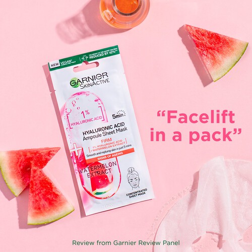 Garnier Hyaluronic Acid Ampoule Sheet Mask Watermelon 