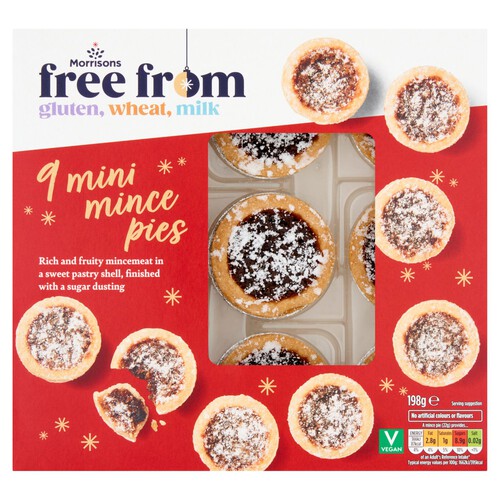 Morrisons Free From 9 Mini Mince Pies