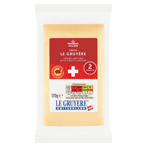 Morrisons Swiss Le Gruyere Cheese