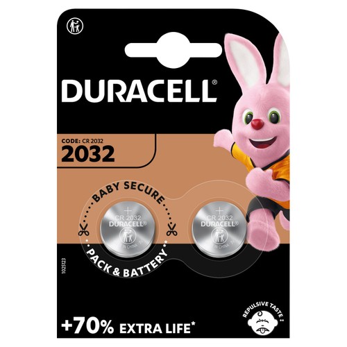 Duracell Lithium Coin 2032 Batteries 3V (CR2032 / DL2032)