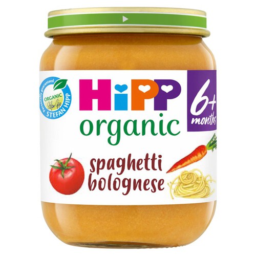 HiPP Organic Spaghetti Bolognese Baby Food Jar 6+ Months