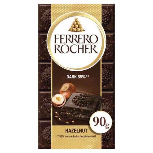 Ferrero Rocher Dark Chocolate & Hazelnut Bar