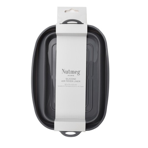 Nutmeg Home Rectangular Silicone Air Fryer Liner