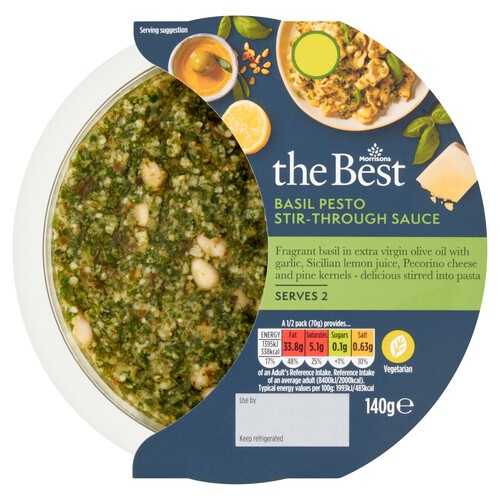 Morrisons The Best Basil Pesto Stir Though Sauce