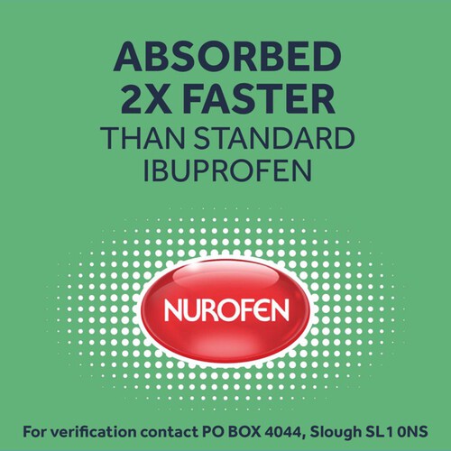 Nurofen Express Pain Relief 200mg Liquid Capsules Ibuprofen